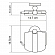 Держатель для туалетной бумаги Wasserkraft Diemel K-2225