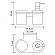 Дозатор для жидкого мыла Wasserkraft Kammel K-8389