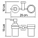 Дозатор для жидкого мыла Wasserkraft Lippe K-6589