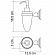 Дозатор для жидкого мыла Wasserkraft Ammer K-7099