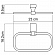 Полотенцедержатель Wasserkraft Exter K-5260