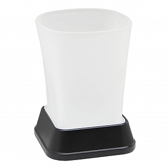 Стакан для зубных щеток Wasserkraft Amper K-5428Black