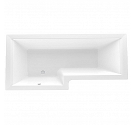 Акриловая ванна Marka One Linea 165x85 см левая