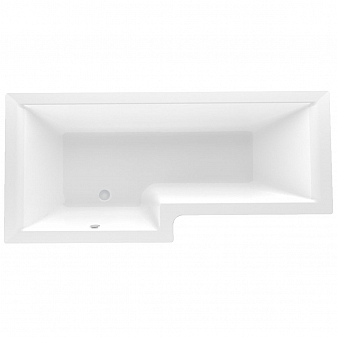 Акриловая ванна Marka One Linea 165x85 см левая