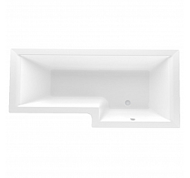 Акриловая ванна Marka One Linea 165x85 см правая