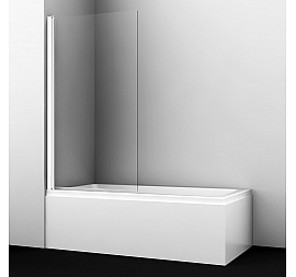Шторка на ванну Wasserkraft Berkel 48P01-80White 80х140 см