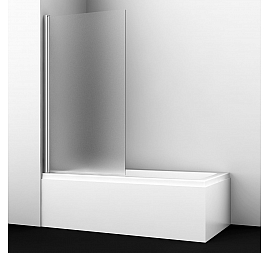 Шторка на ванну Wasserkraft Berkel 48P01-80L Matt glass 80х140 см