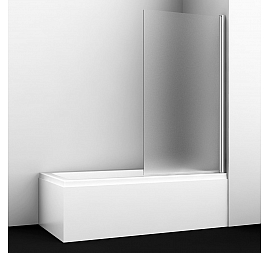 Шторка на ванну Wasserkraft Berkel 48P01-80R Matt glass 80х140 см