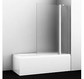 Шторка на ванну Wasserkraft Berkel 48P02-110R Matt glass Fixed 110х140 см