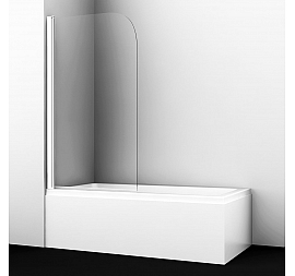 Шторка на ванну Wasserkraft Leine 35P01-80White 80х140 см