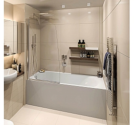 Шторка на ванну Good Door Screen R-80-C-CH 80х140 см