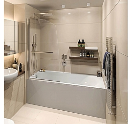 Шторка на ванну Good Door Screen R-HT-80-C-CH 80х140 см