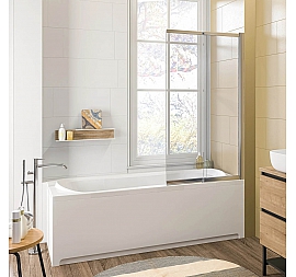 Шторка на ванну Good Door Screen SLR-80-C-CH 80х140 см