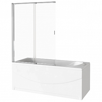 Шторка на ванну Good Door Screen SL-100-C-CH 100х140 см