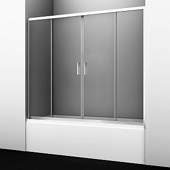 Шторка на ванну Wasserkraft Lippe 45S02-170 170х150 см