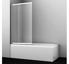 Шторка на ванну Wasserkraft Main 41S02-100 L Matt glass 100х140 см