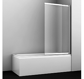 Шторка на ванну Wasserkraft Main 41S02-100 R Matt glass 100х140 см