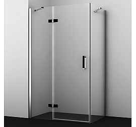 Душевое ограждение Wasserkraft Aller 10H06LBlack 120х80 см