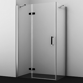 Душевое ограждение Wasserkraft Aller 10H10LBlack Matt 120х100 см