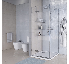 Душевое ограждение Акватон Lax SQR L 1AX015SSXX000 80х80 см