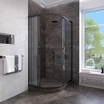 Душевое ограждение Veconi Rovigo RV107B-80-01-C4 80х80 см