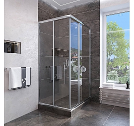 Душевое ограждение Veconi Rovigo RV113-80-01-C4 80х80 см