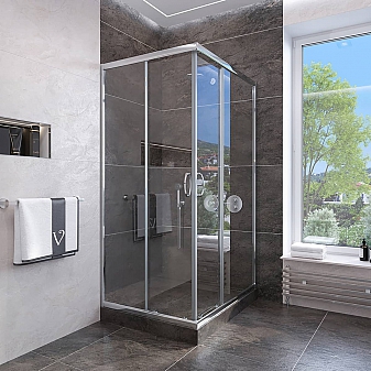 Душевое ограждение Veconi Rovigo RV113-80-01-C4 80х80 см