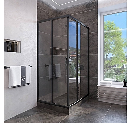 Душевое ограждение Veconi Rovigo RV113B-90-01-C4 90х90 см