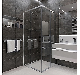 Душевое ограждение Veconi Rovigo RV47-100-01-C4 100х100 см