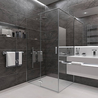 Душевое ограждение Veconi Rovigo RV073-9090-01-C4 90х90 см