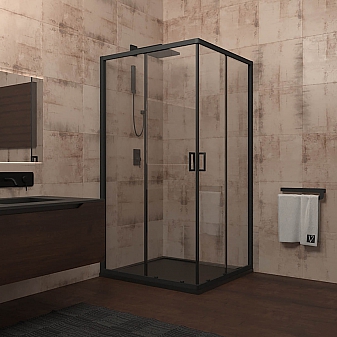 Душевое ограждение Veconi Rovigo RV13-80-01-C5 80х80 см