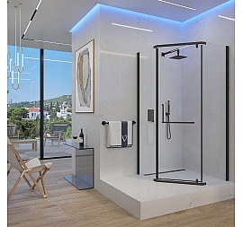 Душевое ограждение Veconi Rovigo RV36B-100-01-C5 100х100 см