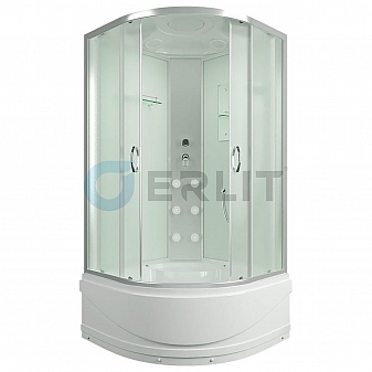 Душевая кабина Erlit Comfort ER 3509TPF-C3-RUS 90x90 см матовое стекло