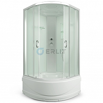 Душевая кабина Erlit Comfort ER 3510TP-C3-RUS 100x100 см матовое стекло