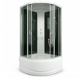 Душевая кабина Erlit Comfort ER 3510TP-C4-RUS 100x100 см тонированное стекло