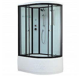 Душевая кабина Timo Standart T-6620 L Black 120х85 см