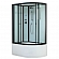 Душевая кабина Timo Standart T-6620 L Black 120х85 см