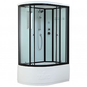 Душевая кабина Timo Standart T-6620 R Black 120х85 см