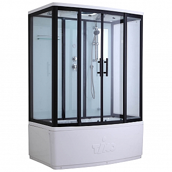 Душевая кабина Timo Standart T-6650 Black 150х88 см