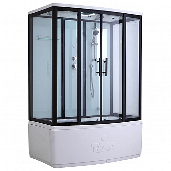 Душевая кабина Timo Standart T-6670 Black 170х88 см