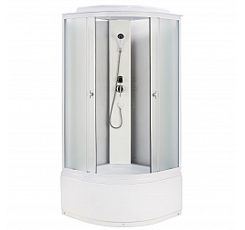 Душевая кабина Loranto CS-986ТМ/W 90х90 см матовое стекло