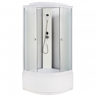 Душевая кабина Loranto CS-986ТМ/W 90х90 см матовое стекло