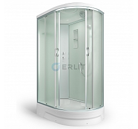 Душевая кабина Erlit ER351226L-C3-RUS 120x80 см матовое стекло левая