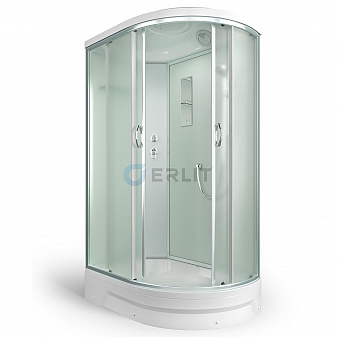 Душевая кабина Erlit ER351226L-C3-RUS 120x80 см матовое стекло левая