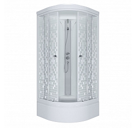 Душевая кабина Triton Стандарт Щ0000030293 В ДН4 мозайка 100х100 см