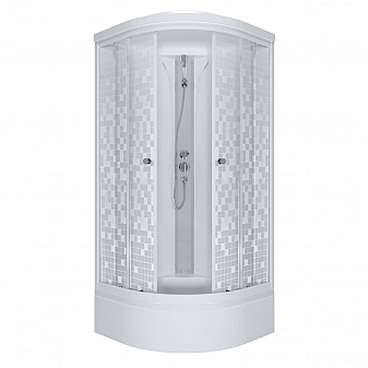 Душевая кабина Triton Стандарт Щ0000030293 В ДН4 мозайка 100х100 см