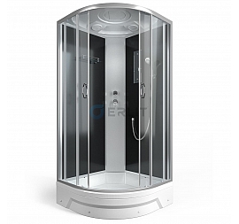 Душевая кабина Erlit ER350926-С4-RUS 90x90 см тонированное стекло