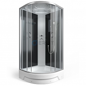 Душевая кабина Erlit ER350926-С4-RUS 90x90 см тонированное стекло