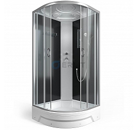 Душевая кабина Erlit ER351026-С4-RUS 100x100 см тонированное стекло