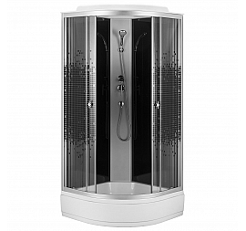 Душевая кабина Loranto CS-1000-25ТМ/М 100х100 см прозрачное стекло